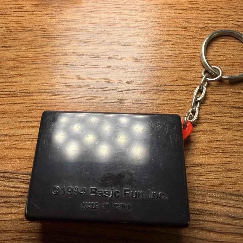 Etch A Sketch 1994 Basic Fun Keychain Vintage Mini Red Tested Working